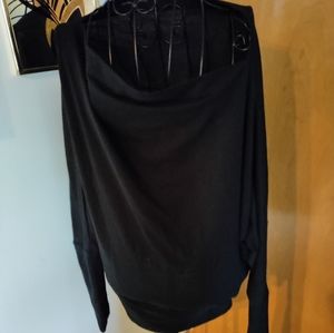 Black long sleeve top